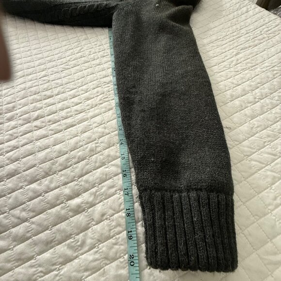 Northwest Territory Men's Gray Full-Zip Cable Knit Sweater,  Size M - Picture 6 of 8